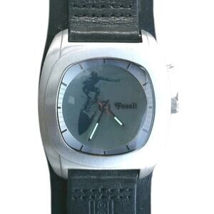 Vintage Fossil JR-8290 Big Tic Surfer Digital Animation Display Men's Watch Rare